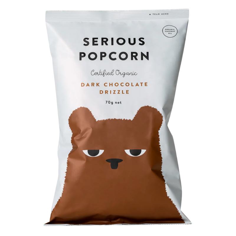 Serious Popcorn Dark Chocolate Drizzle