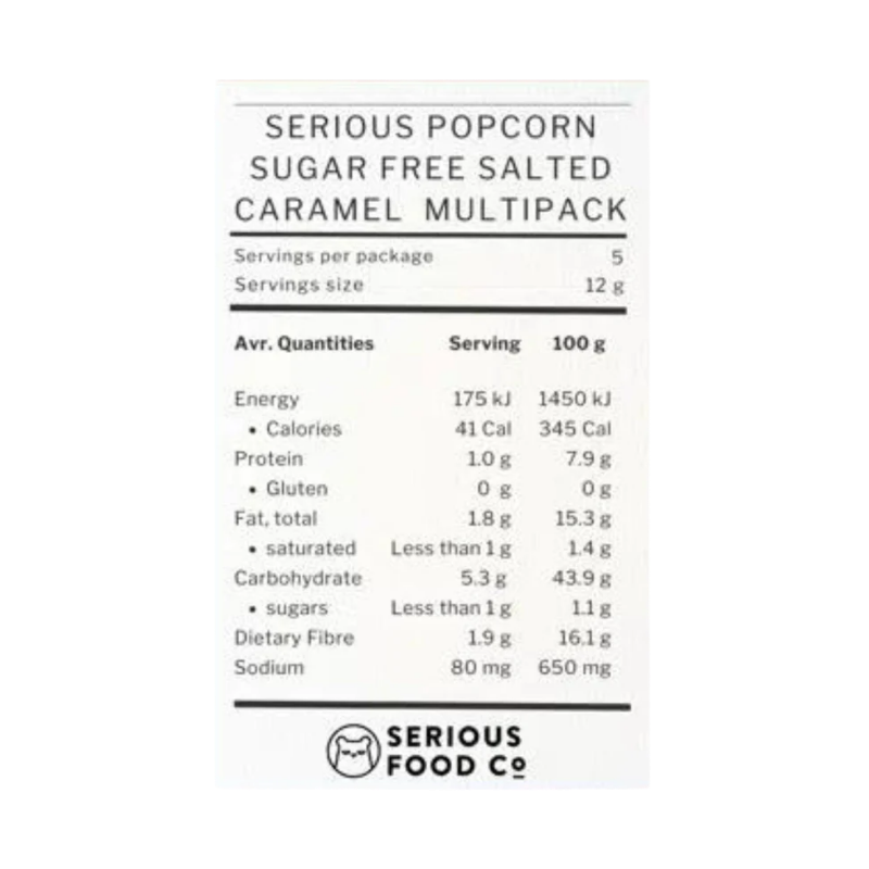 Serious Popcorn Salted Caramel Sugar Free - Image 2
